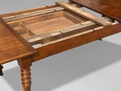 New Pamono French Fruitwood Farmhouse Dining Table, 1860s
