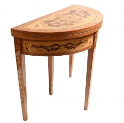 Best Pamono French Games Table with Marquetry Inlay