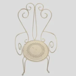 Pamono French Garden Chairs and Round Table, 1950s, Set of 5><noscript><img width=