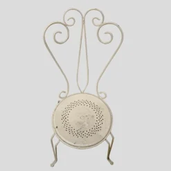 Pamono French Garden Chairs and Round Table, 1950s, Set of 5><noscript><img width=