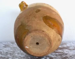 Pamono French Glazed Pottery Confit Pot, 1800s><noscript><img width=