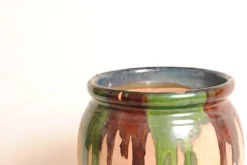 Pamono French Glazed Terracotta Planter, 1950s> Planters And Jardiniere