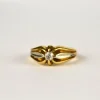 Pamono French Gold Ring with Diamond> Rings