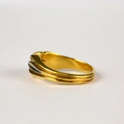 Pamono French Gold Ring with Diamond> Rings