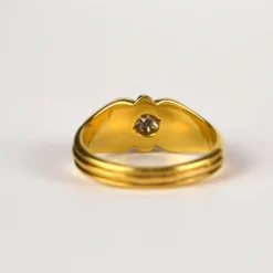 Pamono French Gold Ring with Diamond><noscript><img width=