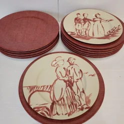 Pamono French Gonesse Plates from Royal Limoges, 1990s, Set of 6><noscript><img width=