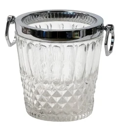 Discount Pamono French Hand Made Cut Crystal Champagne Bucket, 1980s