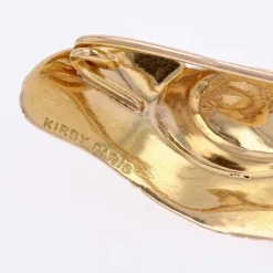Pamono French Hat Brooch in 18 Karat Yellow Gold, 1960s><noscript><img width=