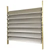 Pamono French Industrial Aluminum Sunshade Panel attributed to Jean Prouvè, 1956> Room Dividers & Screens
