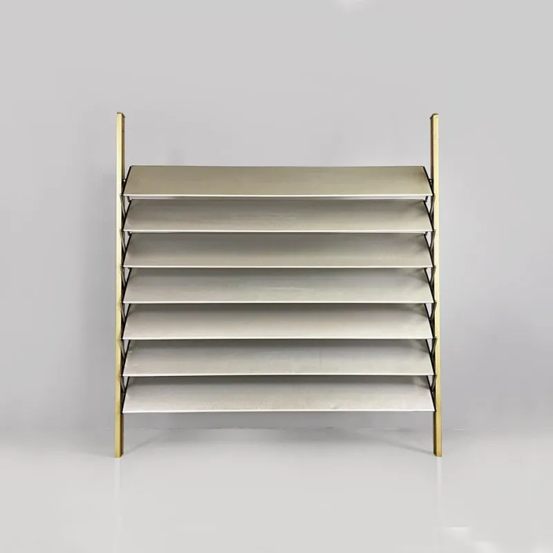 Pamono French Industrial Aluminum Sunshade Panel attributed to Jean Prouvè, 1956> Room Dividers & Screens