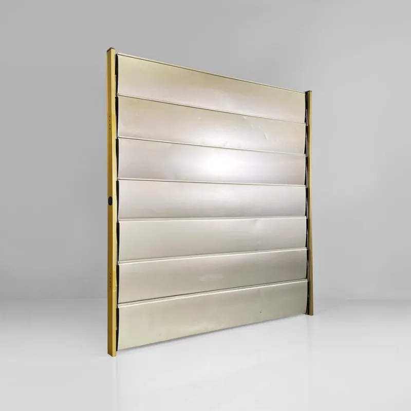 Pamono French Industrial Aluminum Sunshade Panel attributed to Jean Prouvè, 1956> Room Dividers & Screens
