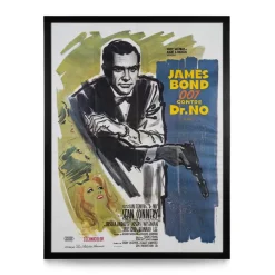 Pamono French James Bond 007 Dr. No Grande Release Poster, 1962> Posters