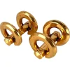 Pamono French 18k Yellow Gold Mecan Elde Hexagonal Circle Cufflinks, 1940s, Set of 2> Cufflinks