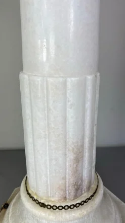 Pamono French Lighting Column Mounted on Brass Paws><noscript><img width=