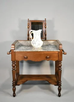 Sale Pamono French Louis Philippe Style Washstand in Oak, 1920s