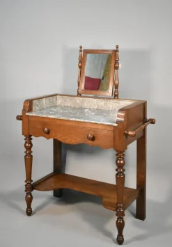 Sale Pamono French Louis Philippe Style Washstand in Oak, 1920s