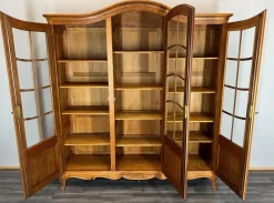 Pamono French Louis XIV Style Oak Display Bookcase><noscript><img width=