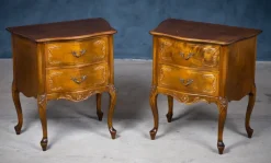 Discount Pamono French Louis XV Style Bedside Tables, 20th Century, Set of 2