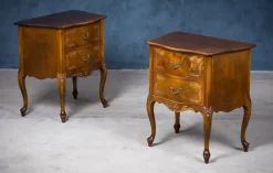 Discount Pamono French Louis XV Style Bedside Tables, 20th Century, Set of 2