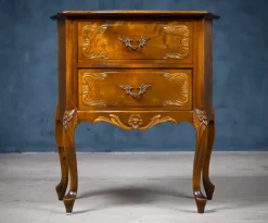 Discount Pamono French Louis XV Style Bedside Tables, 20th Century, Set of 2