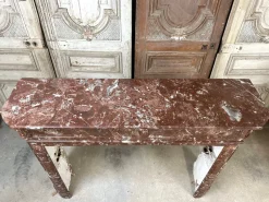 Pamono French Louis XVI Marble Fireplace, 1880s> Fireplaces And Mantels