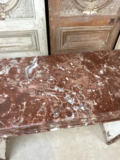 Pamono French Louis XVI Marble Fireplace, 1880s><noscript><img width=