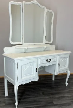 Pamono French Louis XVI Style Carved Dressing Table> Dressing Tables