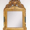 Pamono French Louis XVI Style Gilt Mirror with Crest, 1930s> Mirrors