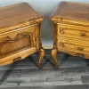 Pamono French Louis XVI Style Oak Bedside Tables, Set of 2> Nightstands