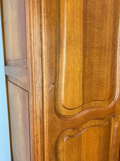 Pamono French Louis XVI Style Oak 4-Door Armoire><noscript><img width=