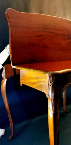 Pamono French Louis-Philippe Mahogany Game Table><noscript><img width=