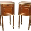 Pamono French Mahogany Bedside Tables, 1870s, Set of 2> Nightstands