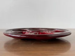 Pamono French Majolica Oyster Plate from St. Clement, France, 1970s><noscript><img width=