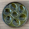 Pamono French Majolica Oyster Plate from St. Clement, France, 1970s