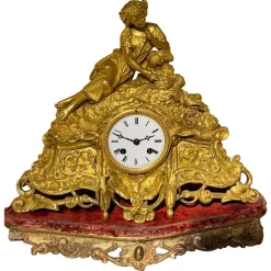 Outlet Pamono French Mantel Clock / Pendulum Clock, 1870s / 80s