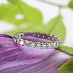 Pamono French Modern Diamonds Ring in 18 Karat White Gold><noscript><img width=