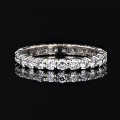 Pamono French Modern Diamonds Ring in 18 Karat White Gold><noscript><img width=