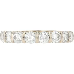 Pamono French Modern Wedding Ring in 18K White Gold with Brilliant-Cut Diamonds> Rings