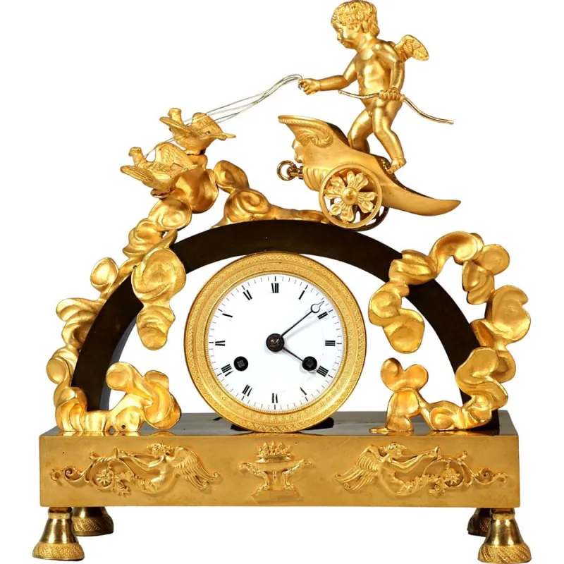 Pamono French Museum Ormolu Mantle Clock, Paris, 1820> Clocks