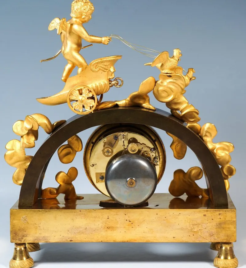 Pamono French Museum Ormolu Mantle Clock, Paris, 1820> Clocks