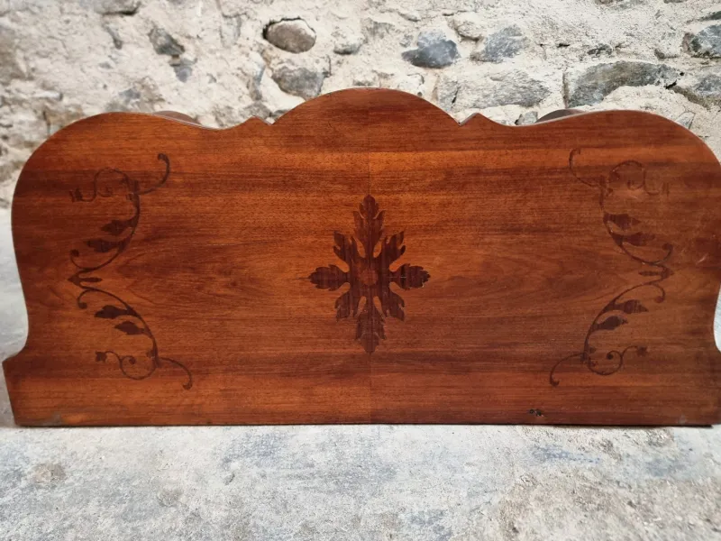 Pamono French Napoleon III Wall Console Table in Mahogany, 1800s