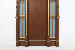 Discount Pamono French Neo-Gothic Polychrome and Gilt Wooden Church Steeple with Niche for Saint Statue, 1800s