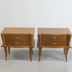 Clearance Pamono French Nightstands, 1940s, Set of 2