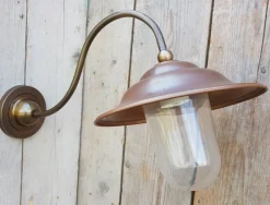 Pamono French Outdoor Copper Barn Light Lamp> Garden Lighting