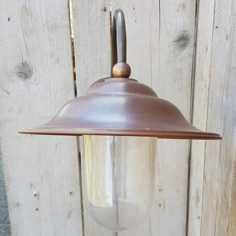 Pamono French Outdoor Copper Barn Light Lamp> Garden Lighting
