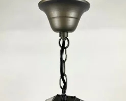 Pamono French Outdoor Lantern in Amber Glass, 1950s><noscript><img width=