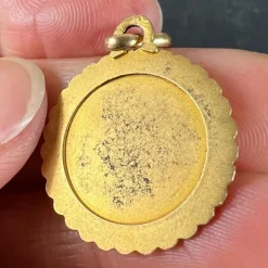 Discount Pamono French Perroud Large Scorpio Zodiac Starsign 18k Yellow Gold Charm Pendant, 1930s