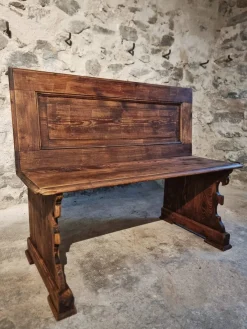 Pamono French Pine Bench, 1920s><noscript><img width=