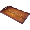 Sale Pamono French Platter in Wood Marquetry Made