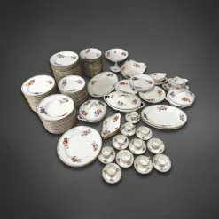 Online Pamono French Porcelain Service by Alfred Hache, 1920, Set of 110